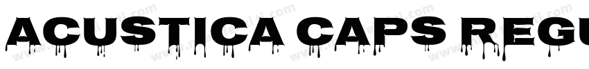Acustica Caps Regular字体转换